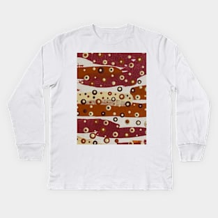 Autumn leaves abstract Kids Long Sleeve T-Shirt